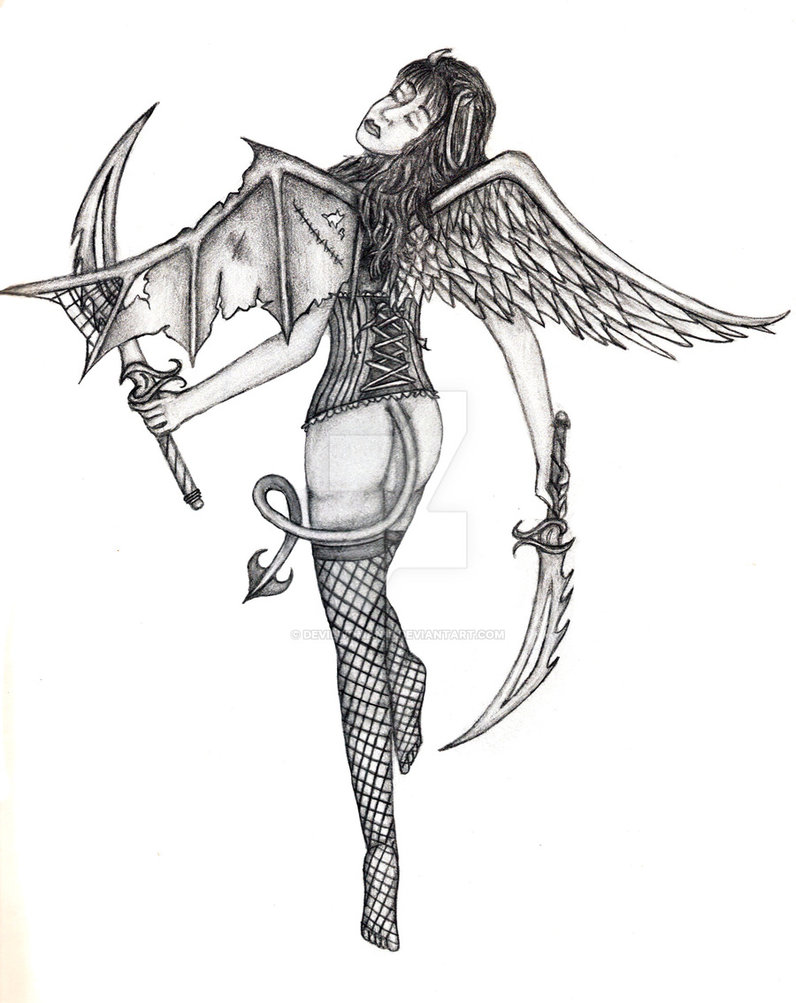 796x1003 The Devil In Every Angel By Devilwoman13