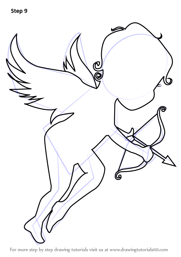 596x842 Learn How To Draw An Angel Of Love (Angels) Step By Step Drawing