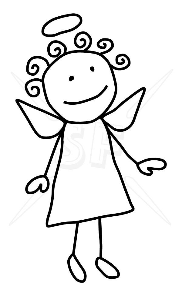 600x975 Angel Pointed Wings Tekenvoorbeelden Angel