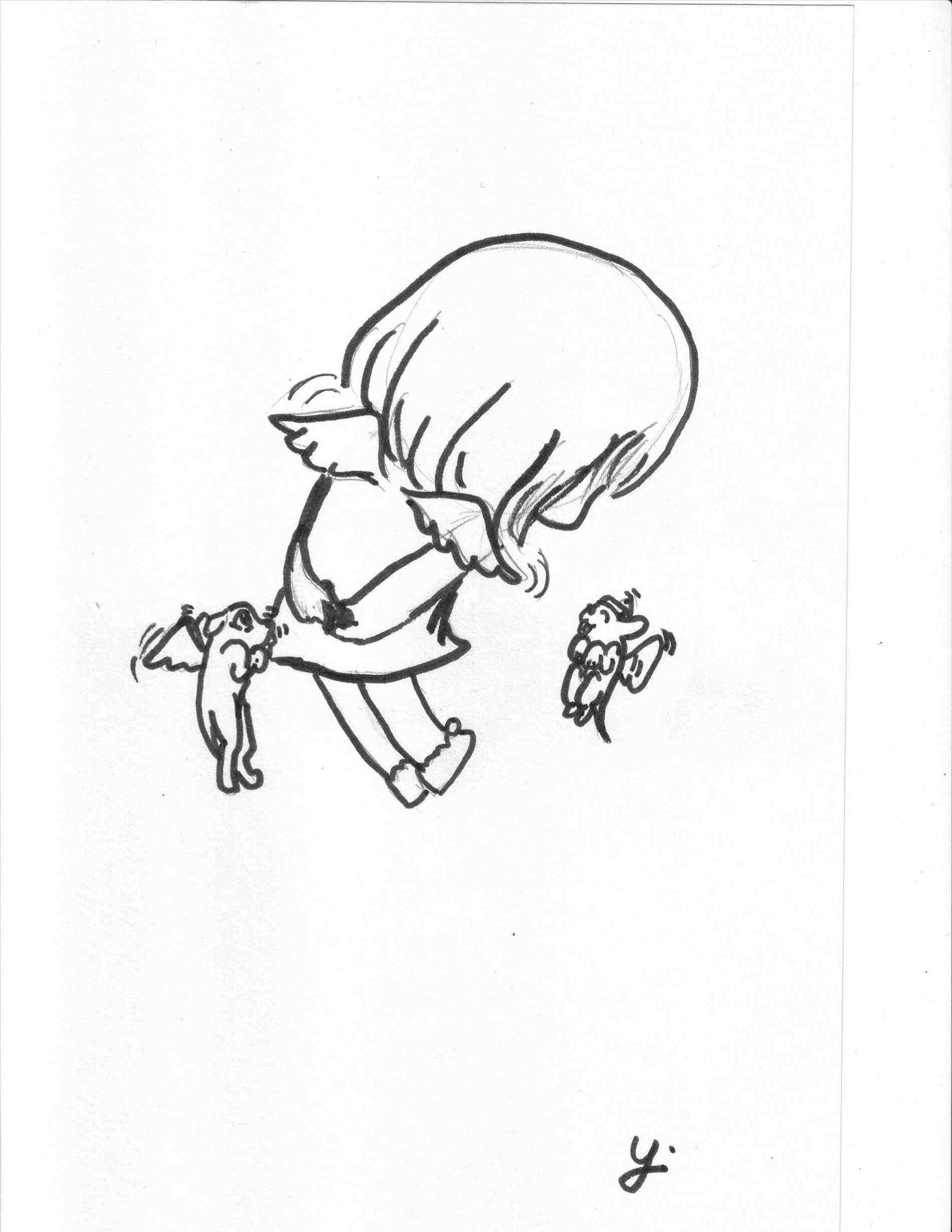 1899x2457 Little Angel Drawing