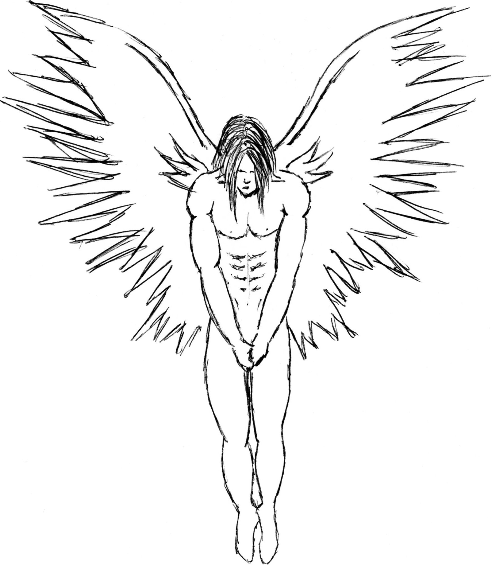 1604x1840 Angel Gabriel Mk1 By Jamespeacock On Drawing