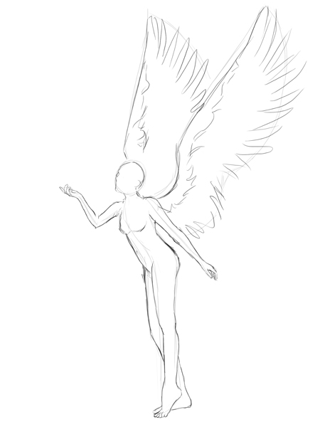 450x600 Creating An Anime Styled Angel Vector Illustration In Adobe Photoshop