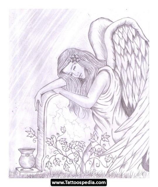 540x640 5 Tatoos Looking For Abstract Angel Tattoo Designs