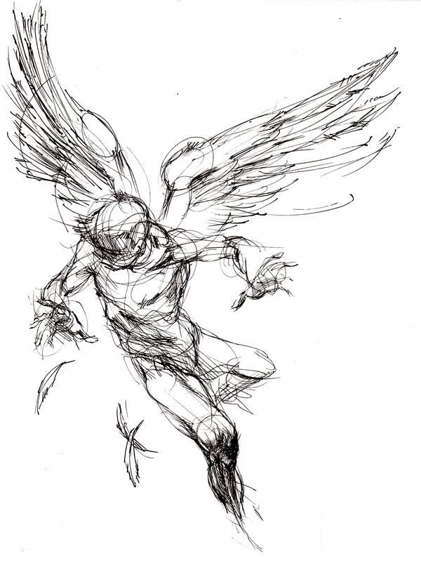 Angel Drawing Tattoos at GetDrawings | Free download