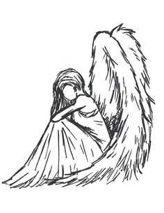 236x305 Angel Sketch My Drawings ) Angel Sketch, Sketches