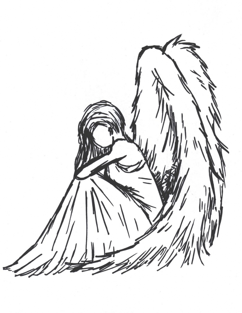 791x1024 Draw Anime Angel Images About Angels On Castiel