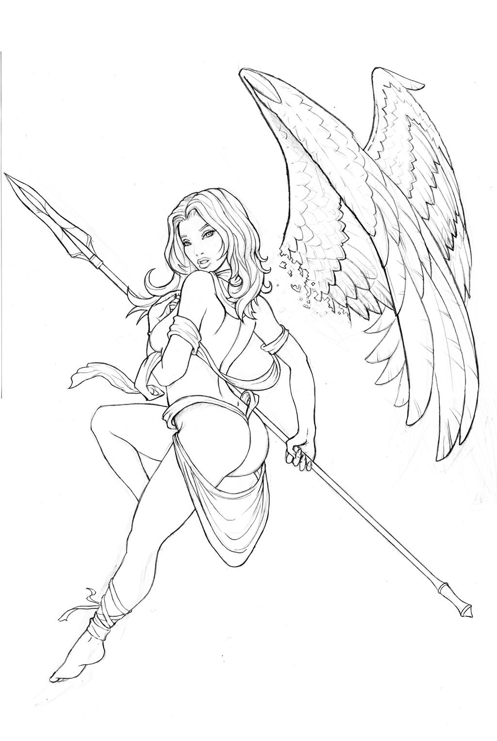 1024x1527 Just An Angel Girl Again By Alxndr Art