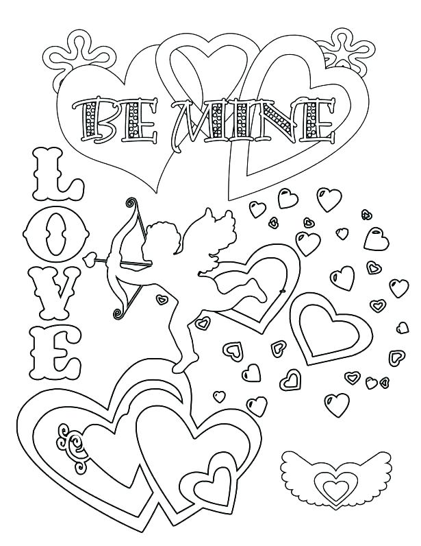 615x796 Great Love You Coloring Pages Free Download Angel Heart I Batch