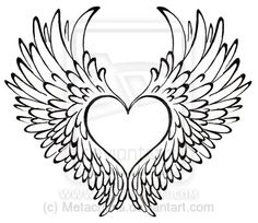 236x204 Heart With Wings Tattoo By ~metacharis On Rip My