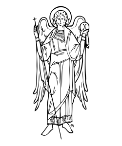 Angel Line Drawing at GetDrawings | Free download