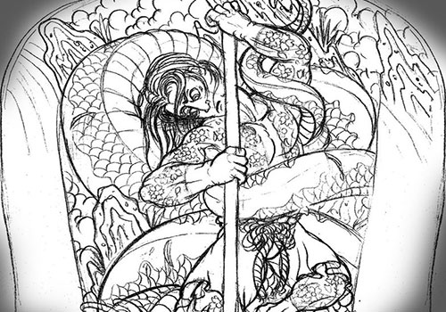 500x350 30 Sublime Tattoo Sketches