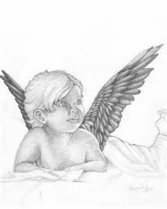 240x300 Child Angel Drawings In Pencil