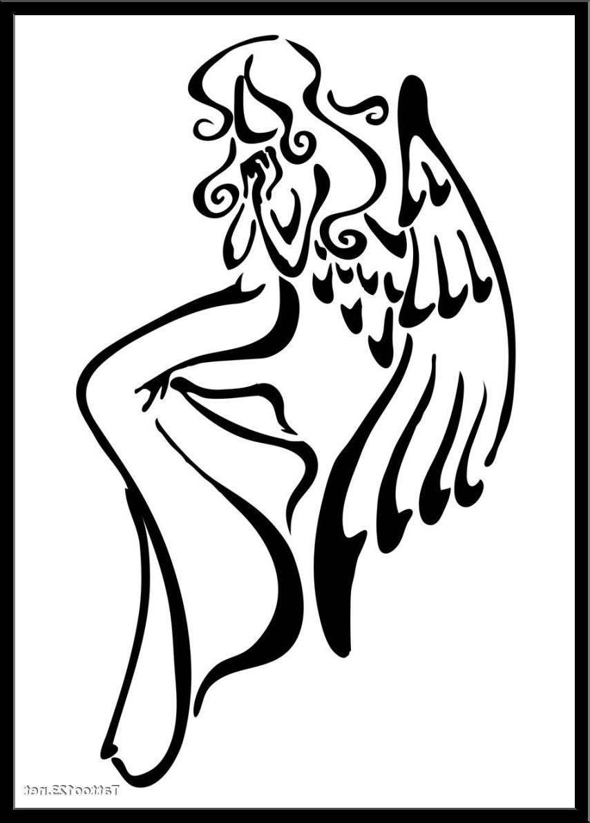 854x1191 Simple Angel Tattoo Designs Simple, Angel Drawing And Drawings
