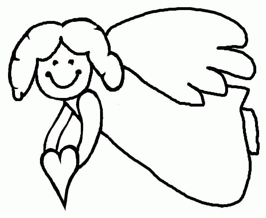 925x759 Angel Printable Coloring Pages Many Interesting Cliparts