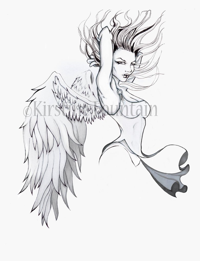 782x1021 Angel Tattoo Design By Velvetvixen84