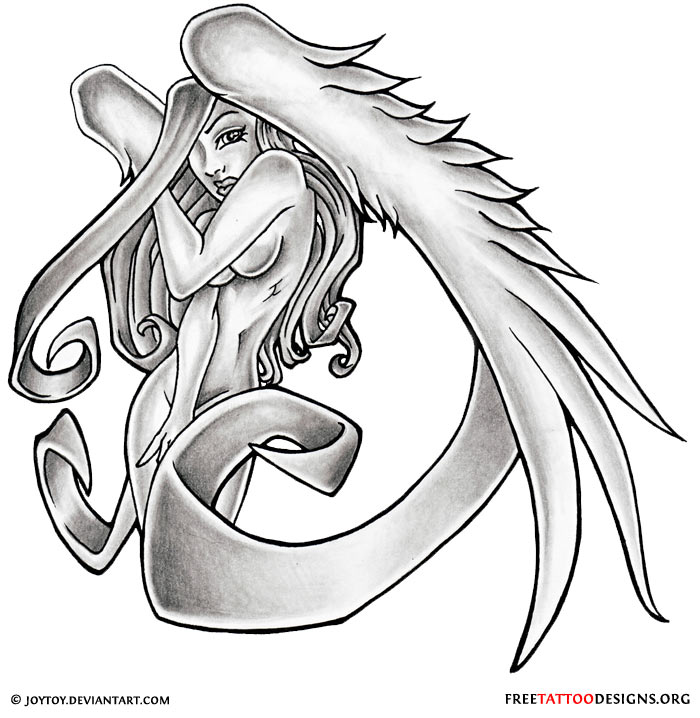 Angel Tattoo Drawing at GetDrawings | Free download