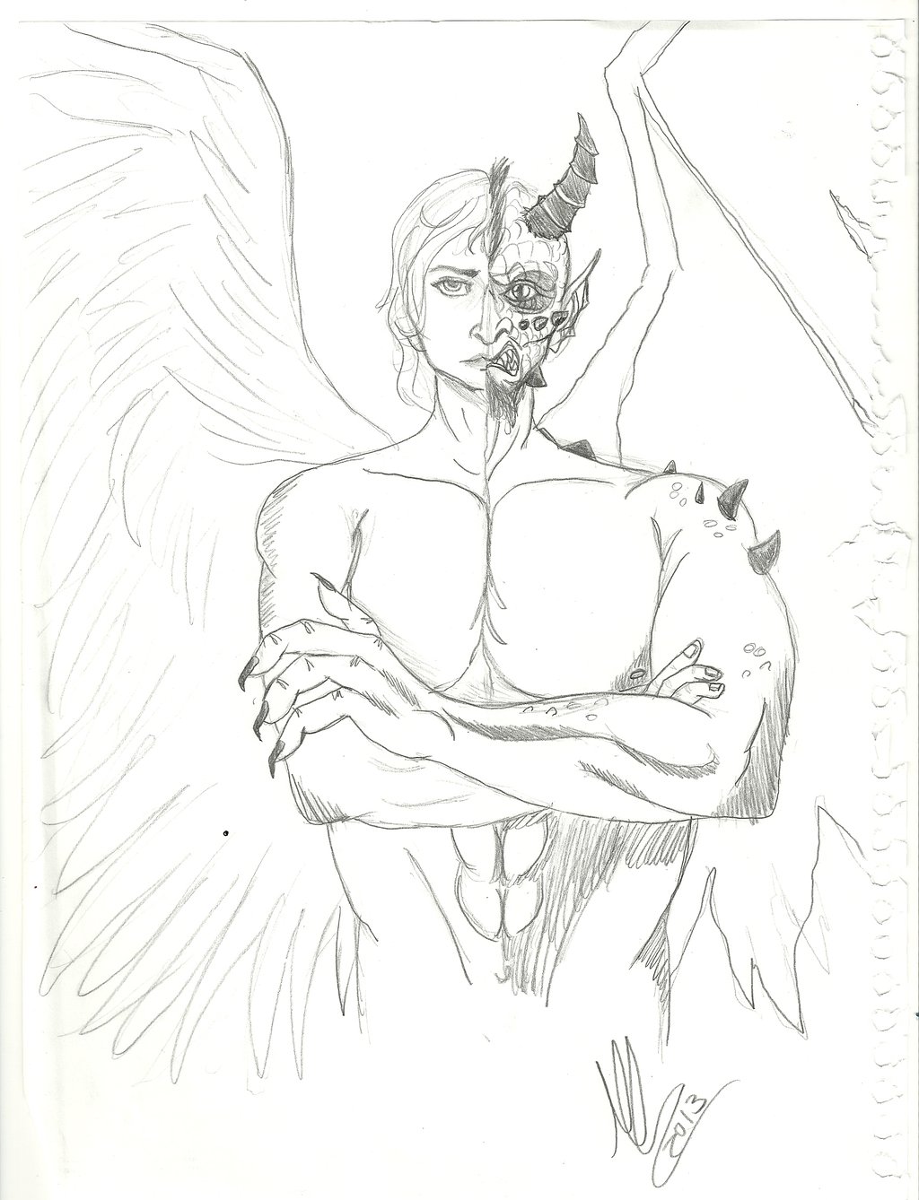 1024x1338 Angeldemon By Maluartist28