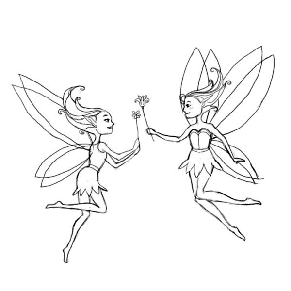 600x600 How To Draw Fairies