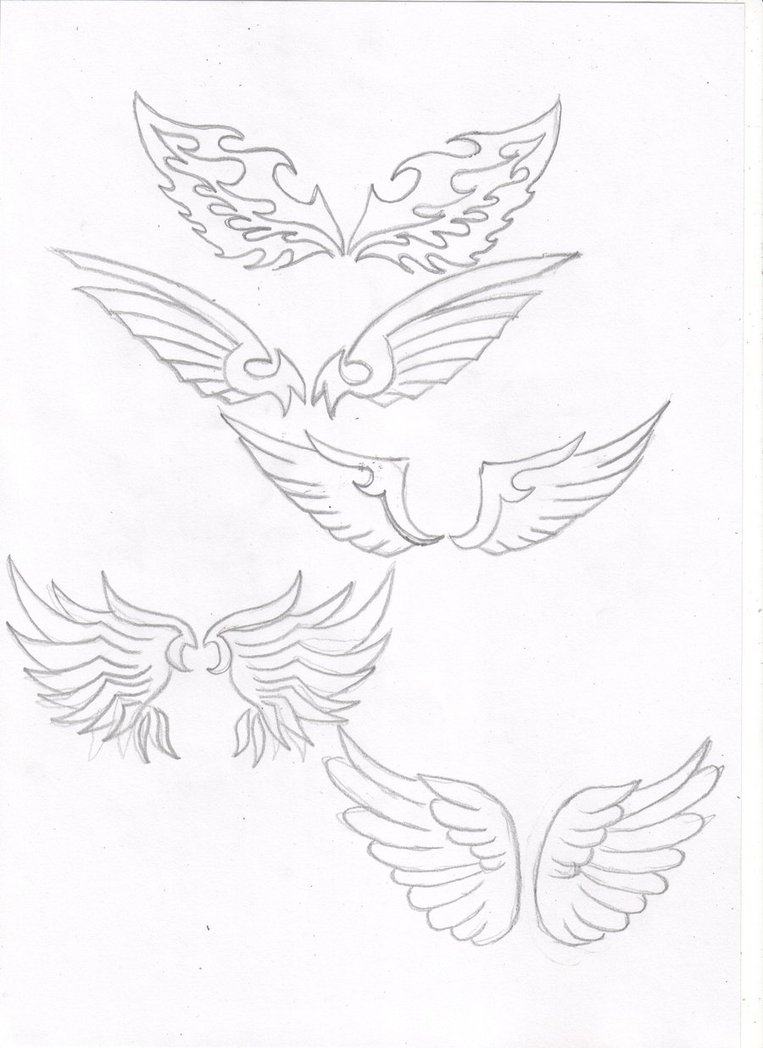 763x1048 Angel Wings Tribal By Segafan15