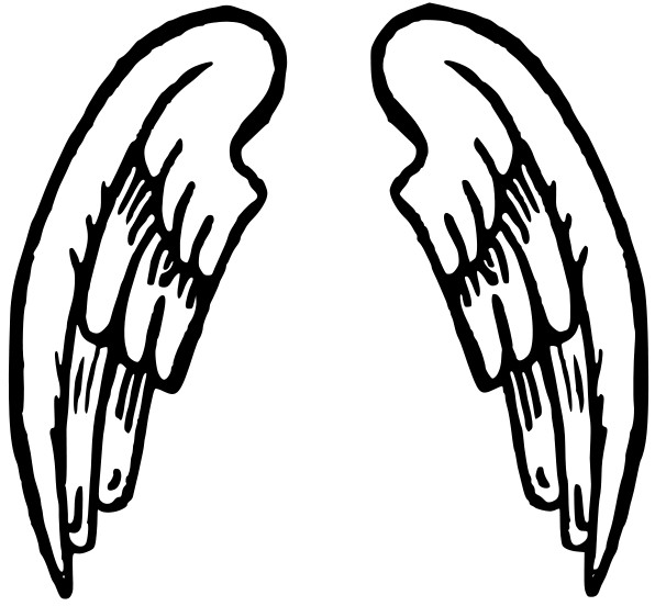 596x552 Angel Wings Halo And Angel Wing Clipart Clipart Kid 2