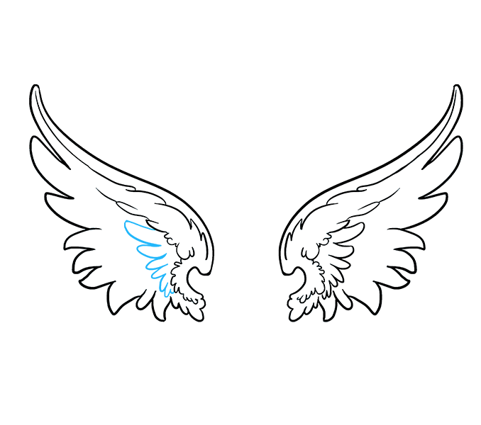 678x600 Angel Wings Drawing Free Clip Arts Sanyangfrp