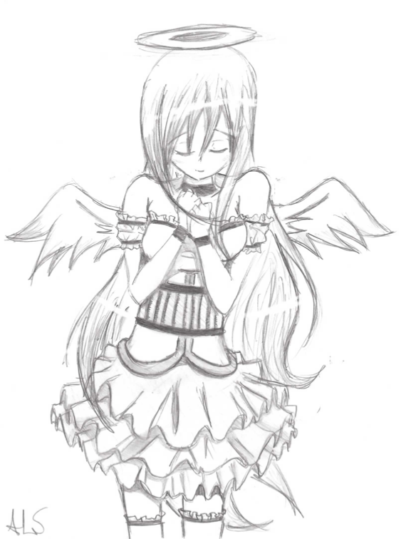 563x756 Angel Wings By Akachan Okami