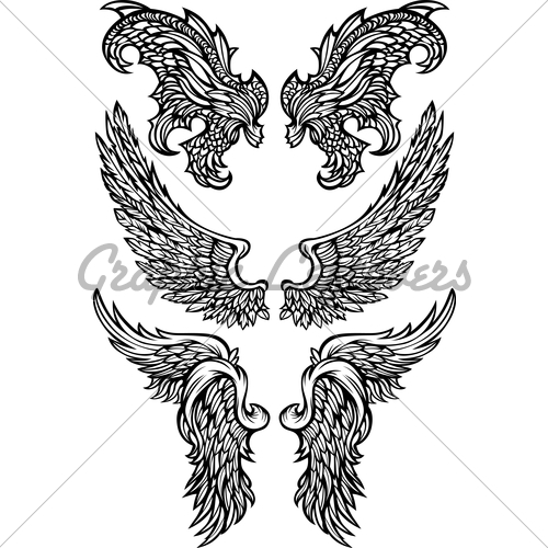 500x500 Angel Illustrations Group