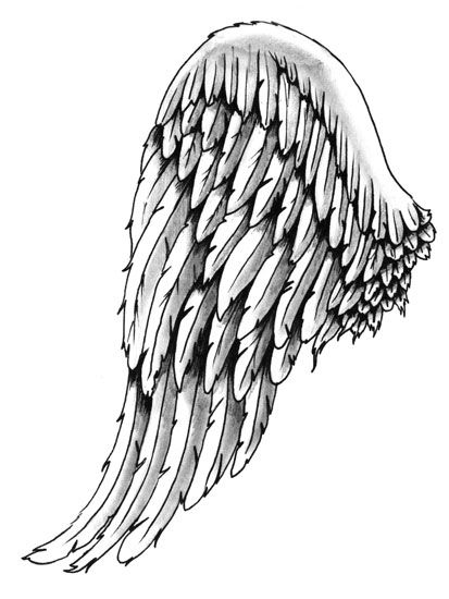 413x550 Like This Style Wing. ) Angel Wings Tattoo Wings