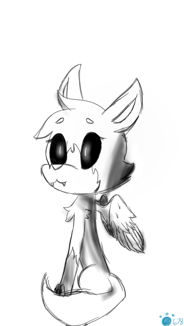 640x1136 Demonangel Wolf By Thunderclaw678