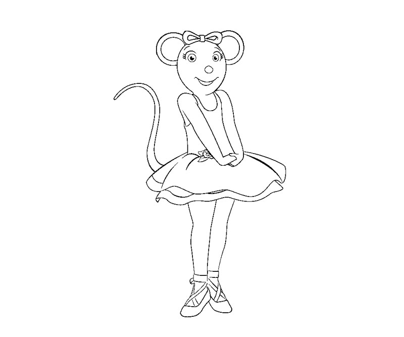 Angelina Ballerina Drawing at GetDrawings | Free download