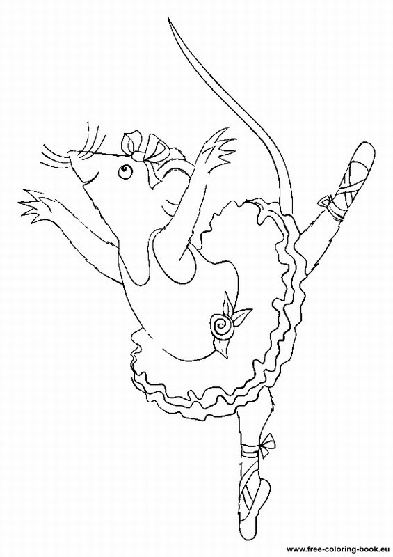 565x800 Coloring Pages Angelina Ballerina