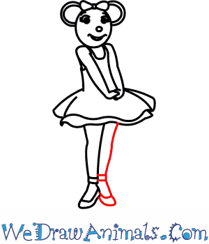 300x350 How To Draw Angelina Ballerina