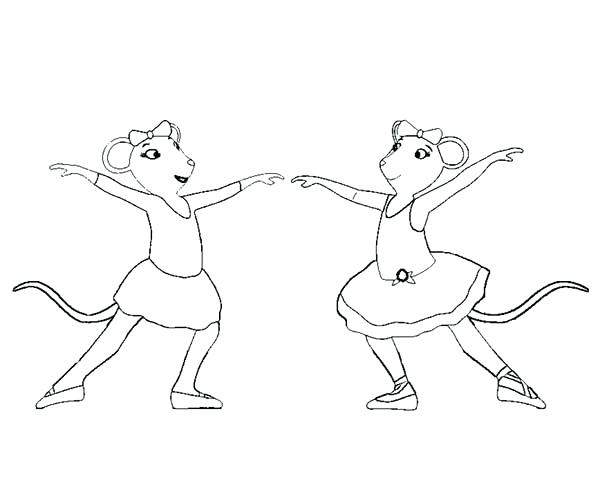 600x500 This Is Ballerina Coloring Pages Pictures Angelina Ballerina
