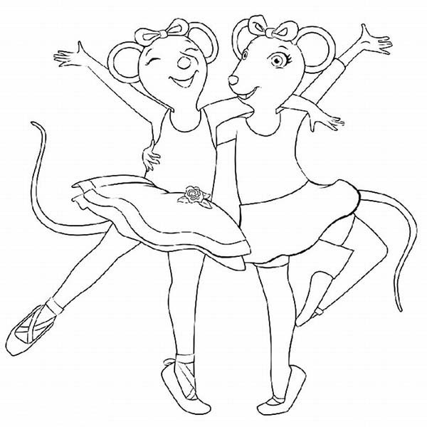 Angelina Ballerina Drawing at GetDrawings - Angelina Ballerina Drawing 5 