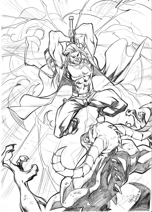 644x900 Thor Vs Demon By Carlosgomezartist