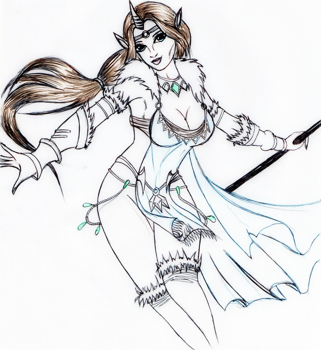 1024x1114 Astral Child (League Of Angels) By Scribbleduck