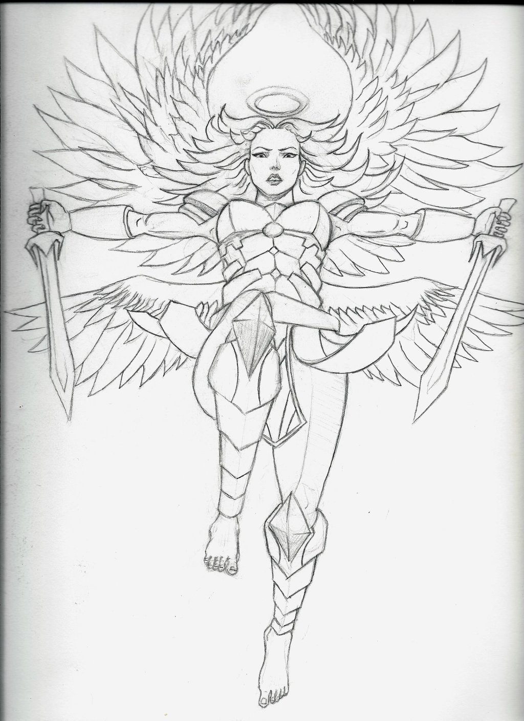1024x1408 Photos Drawings Of Female Angels,
