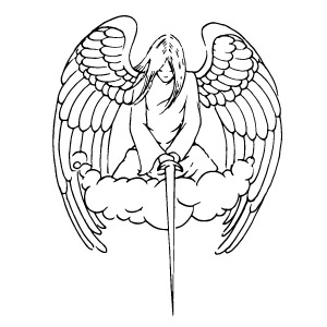 300x300 Basic Angel With Sword My Wall Skins