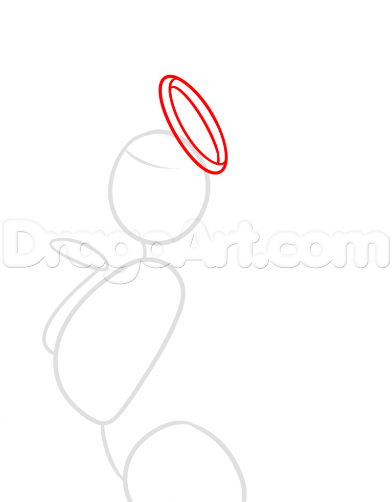 801x1024 How To Draw A Angel Halo Angel Halo Drawings Clipartsco