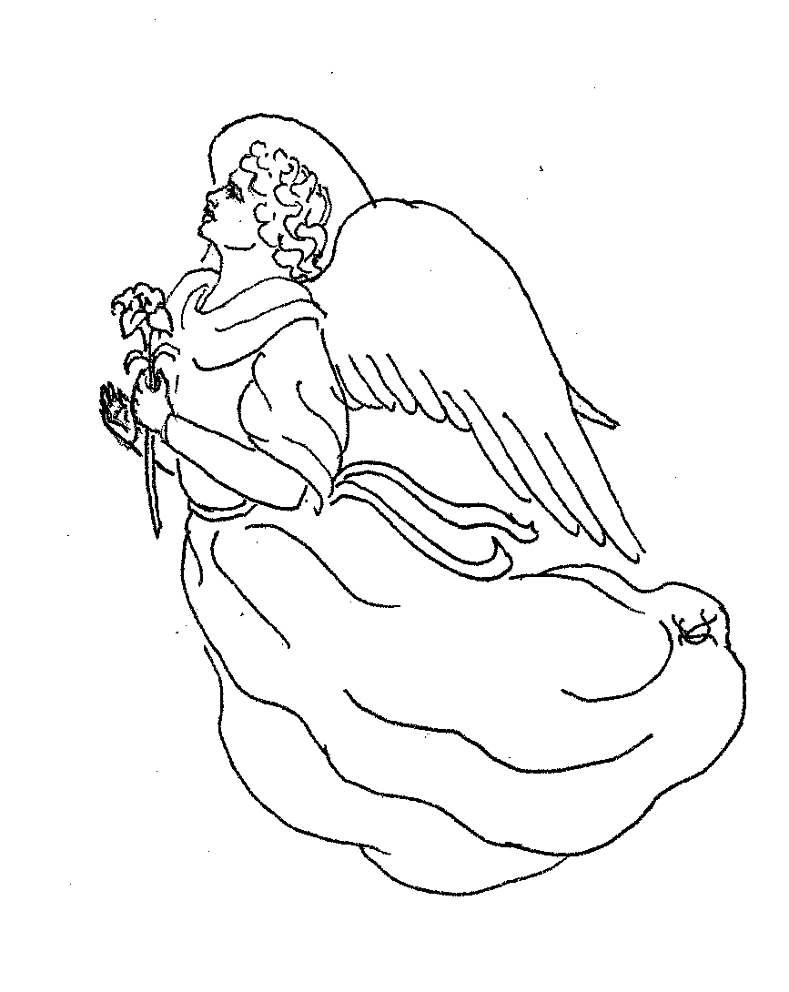 867x1090 Inspiration Free Printable Pictures Of Angels 2 Angel Coloring