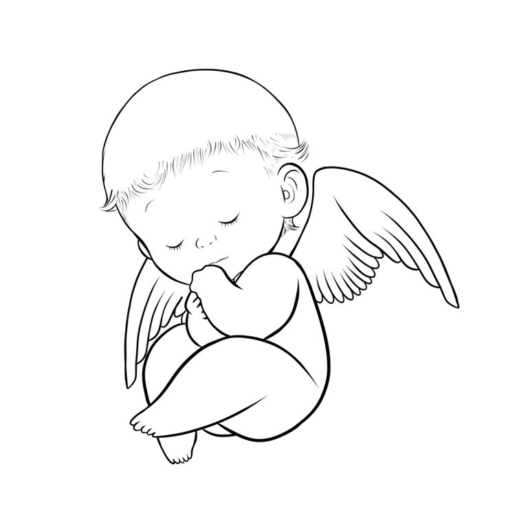 736x736 Drawn Boy Angel