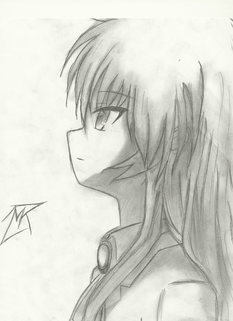 761x1049 Kanadeangel (Angel Beats) Pencil Drawing Updated By 717thartist