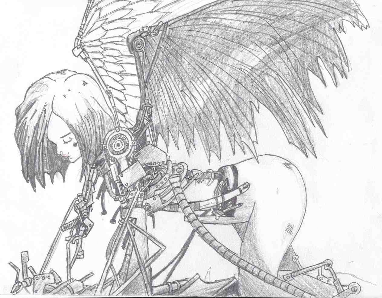 1264x988 Of Anime Angels Angel Imagefx Drawn Art U Guardian Art Drawings