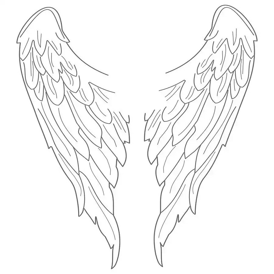 900x900 Angel Wings Tattoo Drawing Designs Tattoos That I Love