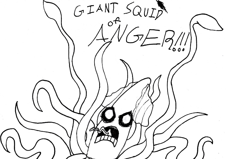 782x550 Giant Squid Of Anger By Coahtemoc