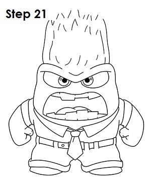 300x388 How To Draw Anger (Inside Out)