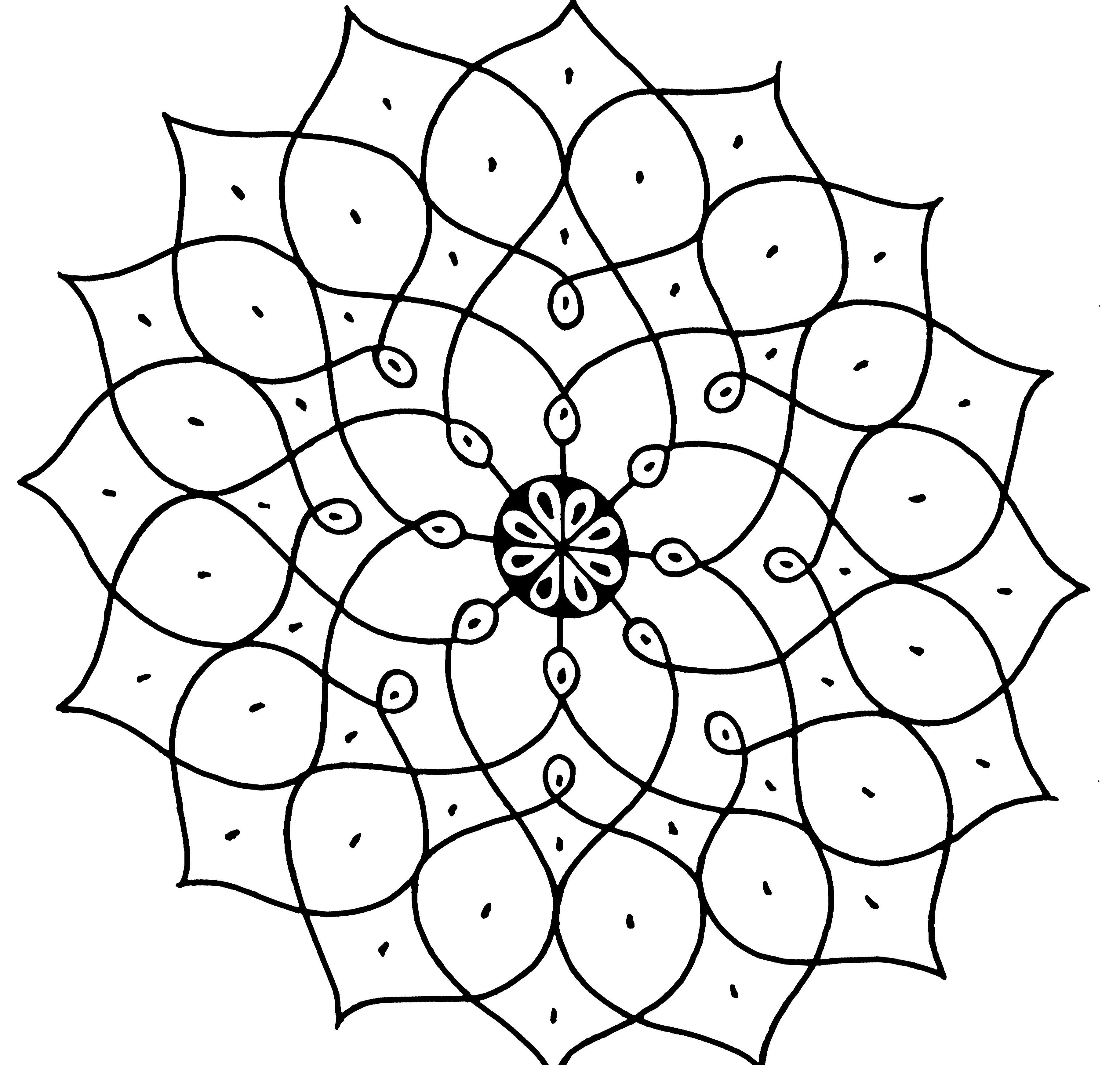 3668x3488 Wallpaper Monochrome, Symmetry, Line Art, Pattern, Circle