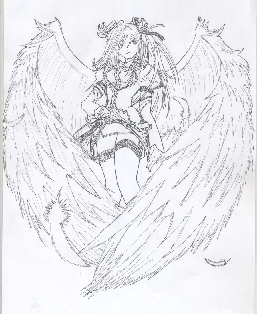 900x1096 Wings On The Back Of A Woman