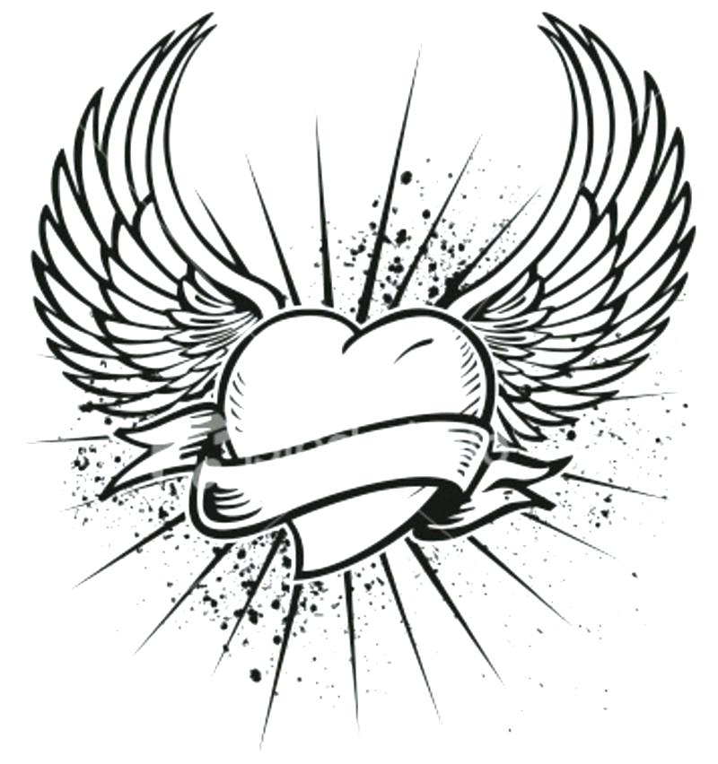 800x852 Angel Wings Pictures Color Pin Colors Wing 2 Coloring Pages Online