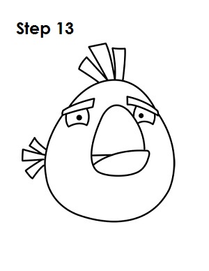 300x388 How To Draw Angry Birds (White)